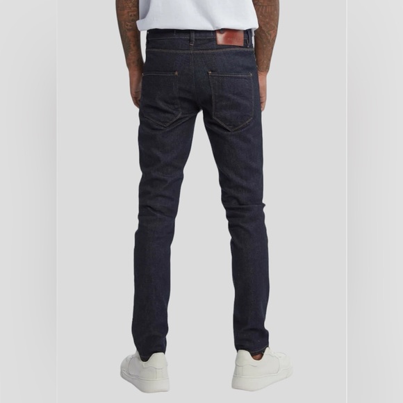 GABBA Rey Slim Fit Dark Denim Jeans - Picture 2 of 16